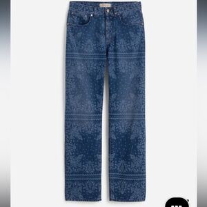 Madewell Blue Straight Leg Jeans